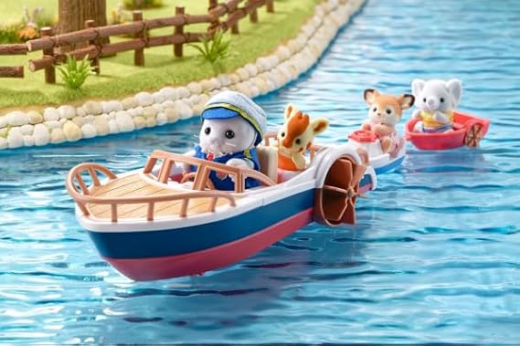 Calico Critters - Seal Sailor's Leisure Boat - Family Vehicles