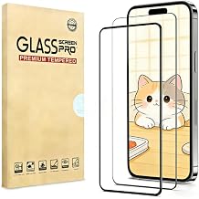 SNSLXH 6 Pack Tempered Glass for iPhone 16 Pro Max
