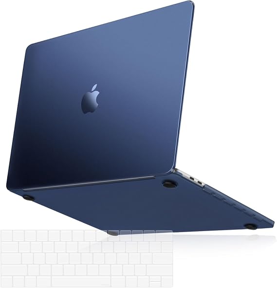 MOSISO Compatible with MacBook Pro 13 inch Case M2 M1, Midnight Blue