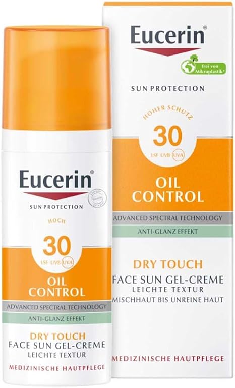 Eucerin Oil Control Face Sun Gel-Creme LSF 30, 50 ml Cream