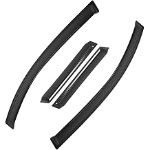 In-Channel Wind Deflector for Toyota C-HR MK1 2016-2024 5 Door Window Visors Sun Rain Guard Vent Weather Shields, Smoke, 4Pcs