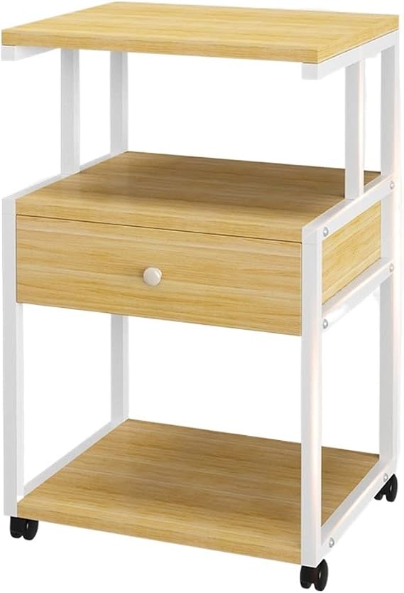 Printer Stand 3 Tier Printer Stand Desk Stand Desk With Storage Cabinet Office Home Mobile Phone On Wheels Desktop Desktop Printer Stand Office Home Office Printing Stand