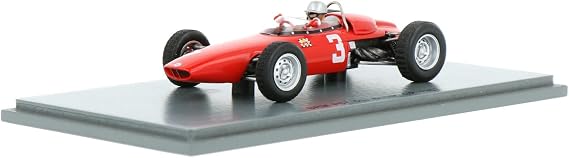 SPARK BRM P57-GP England 1963-Car Collectible, S5270, Red