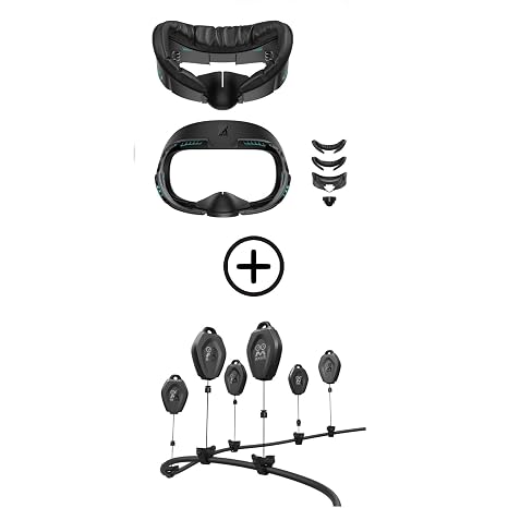 AMVR Facial Interface & VR Cable Management System for Quest 3