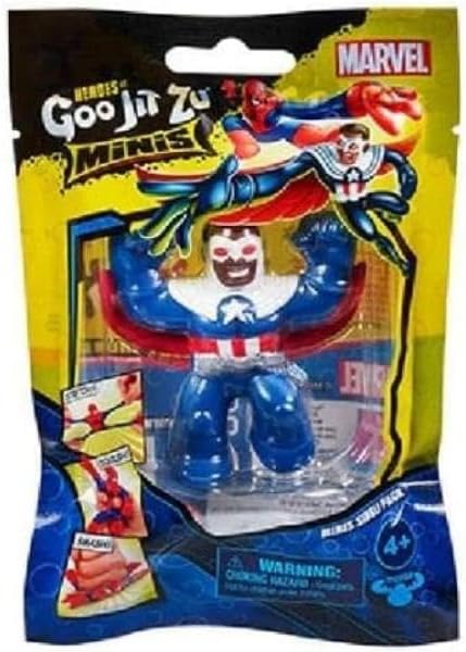 Grandi Giochi GOO JIT Zu Marvel Minis 6 Assorted Mini Figures 7 cm GJM00100