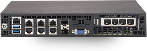 Supermicro Superserver E300-9D-4CN8TP Intel Xeon D-2123IT Networking PC w/ 2X SFP+, 2X 10GbE LAN, 4X GbE LAN, IPMI