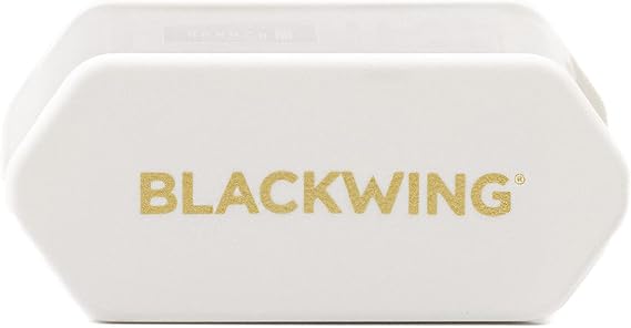 Blackwing Two-Step Long Point Pencil Sharpener, German Steel, White