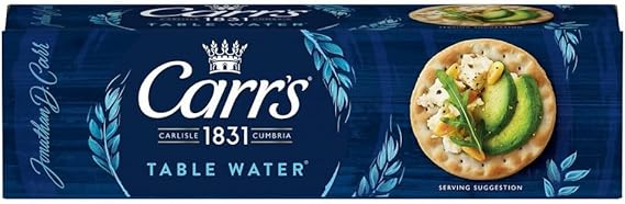Carr's Table Water Crackers, 125 g (Pack of 1)