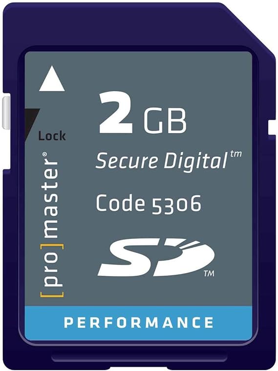 ProMaster 2GB Preformance Secure Digital Memory Card