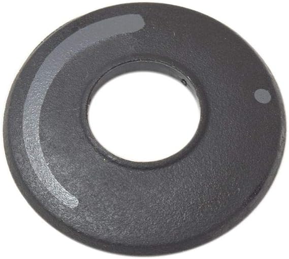 Bosch 00189012 Genuine OEM Knob Bezel (Black) for Bosch Cooktops