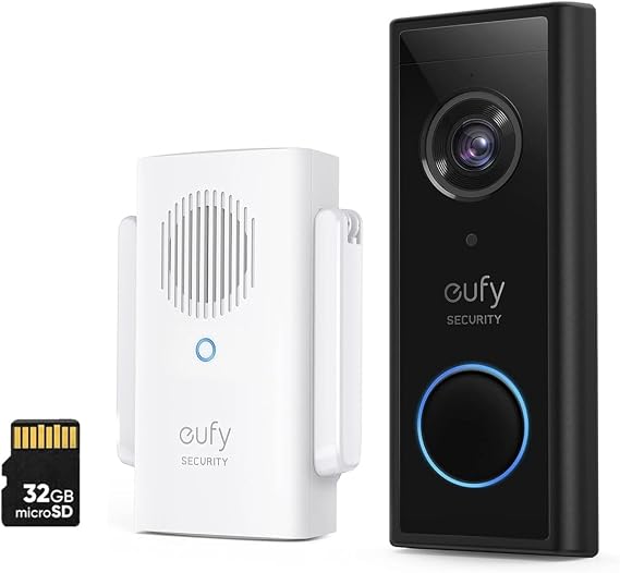 eufy Security Video Doorbell Wireless S220 (S210), No Monthly Fee