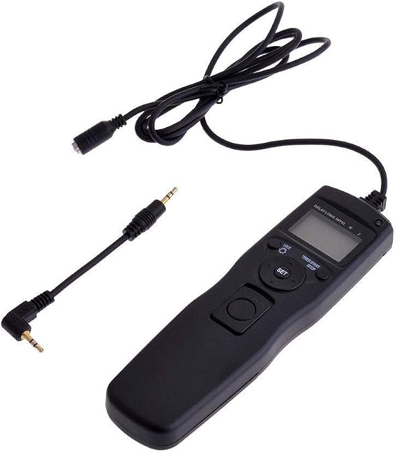 Abuycs Remote Shutter Release Controller Set Time Lapse Intervalometer Timer for Canon EOS 60D 70D 77D 80D 550D 600D 650D 700D 750D 760D 800D 1000D 1100D 1200D 1300D Pentax K-7 K-5 K5II K100D 
