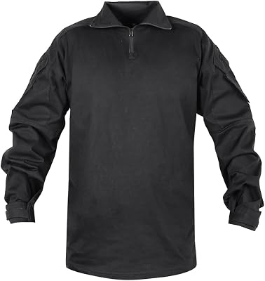 SINAIRSOFT G3 Tactical Shirt with Knee Pads,Airsoft Paintball Hunting Outdoor T-Shirt,Combat Army Long Sleeve BDU Shirt Top