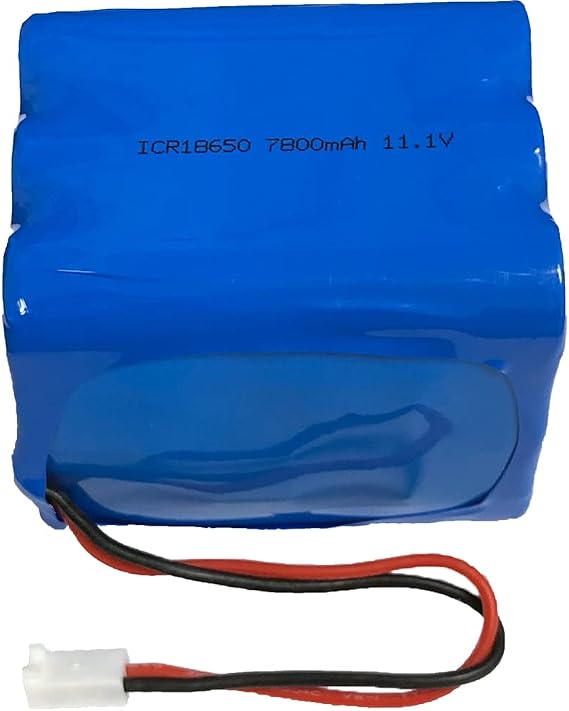 Cameras 11.1V 7800mAh 9 Cell Lithium ion 18650 86.58Wh Rechargeable Battery Pack with 2 Pin MTA-100 Connector 1pcs