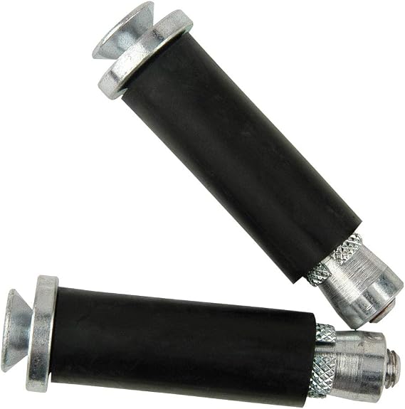 Tusk D-Flex Bar-End Clamp Handlebar Inserts | Universal Motorcycle Handguard Mounting Adapters | Aluminum Expansion Inserts for 7/8" Handlebars | Secure Hand Protection Mounting System