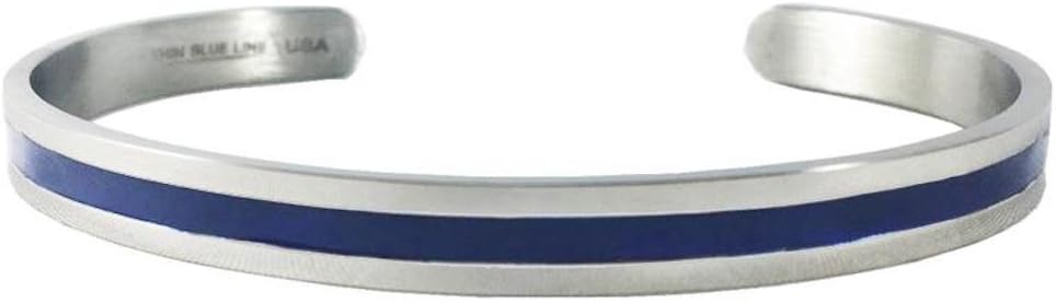 Thin Blue Line Bangle