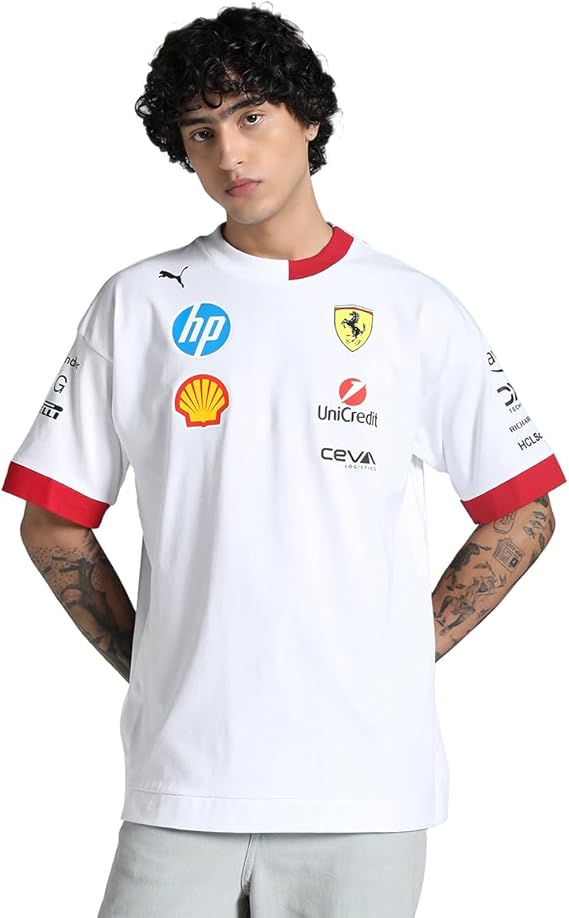 PUMA Scuderia Ferrari F1 2025 Driver's Oversized Tshirt