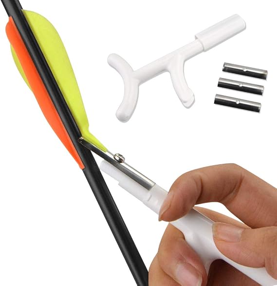 SHARROW Archery Arrow Feather Stripper Removing Fletching Stripping Tool Removal Flethes Accessory