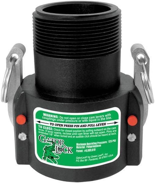 GLP100B Greenleaf Gatorlock 1" Female Coupler x 1" Male NPT