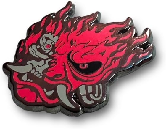 Cyberpunk Enamel Pins - Video Game Accessories & Merch Gifts for Gamers