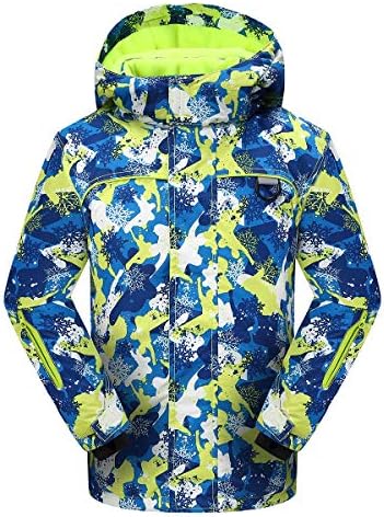 PHIBEE Big Boys Waterproof Breathable Snowboard Ski Jacket