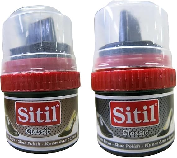 Klasik Kahverengi ve Siyah Ayakkabı Boyası, 50 ml, Cilalı