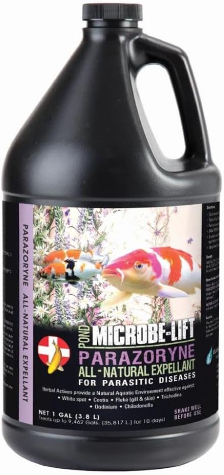 MICROBE-LIFT Parazoryne Herbal Water Conditioner and Expellant, 1 Gallon