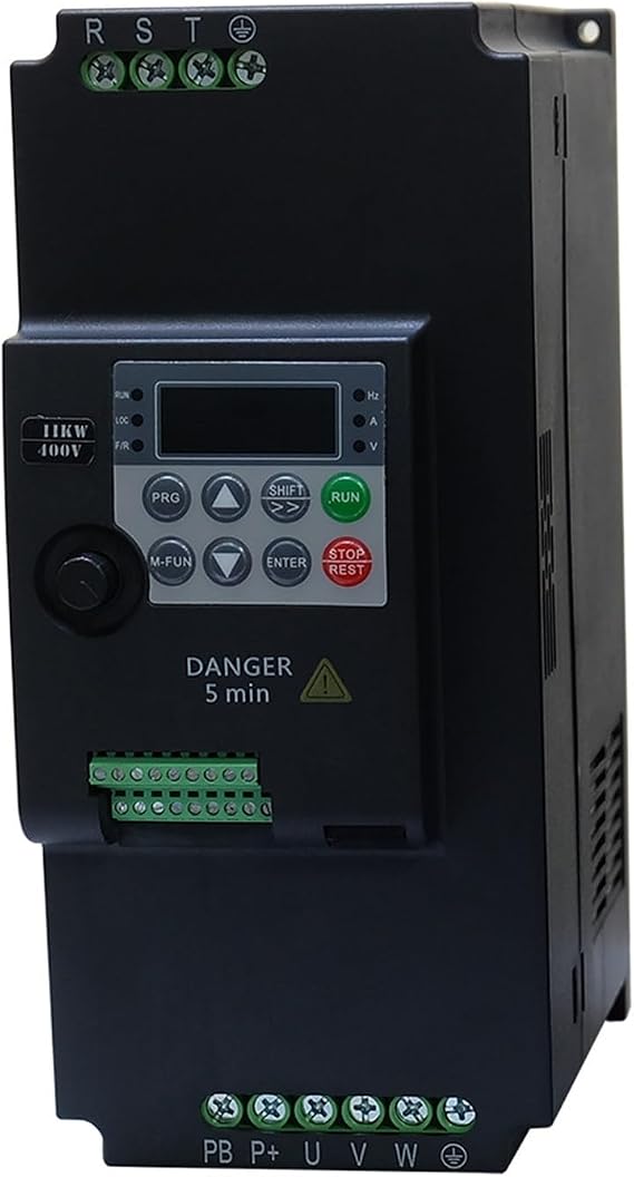 Frequency Inverter 380V 7.5KW/11KW 10/15 VFD Variable Frequency Inverter Economical Converter Variator Drive 3ph for Motor Speed Vector Control(11KW)