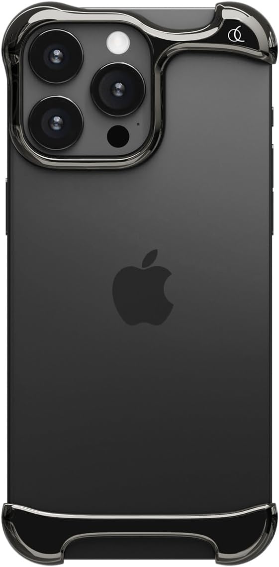 Arc Pulse Designed for iPhone 15 Pro Phone Case (2023), Minimalist Protective Shock Absorption Aerospace Grade Aluminum Shells + Elastomer Inlays Slide on Fit 6.1 inch