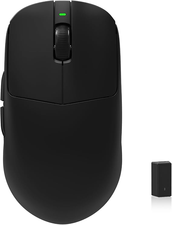 KYSONA Mercury Wireless Gaming Mouse,41g Ultalight, PAW3395 Sensor, 8K Polling Rate,26000 DPI,5 Programmable Buttons Optical Mice for PC/MAC/Laptop,Black