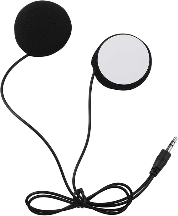 Helmet KIT Cardo Edge Motorcycle Helmet Headphone Microphone Set with Flexible Wire Hardwire Communication System for Bluetooth-Intercom(A)