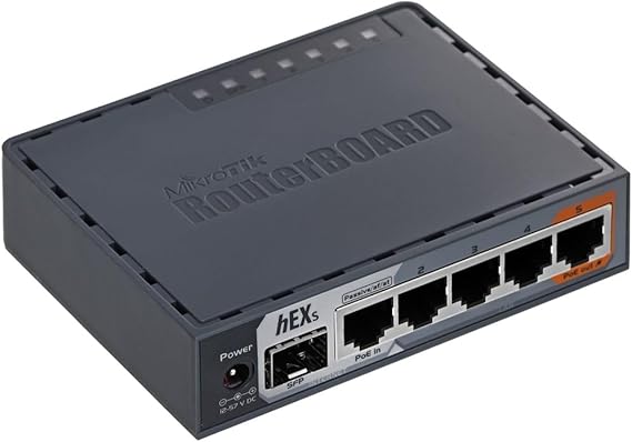Mikrotik hEX S RB760iGS Router 5X Gigabit Ethernet, SFP, Dual Core 880MHz CPU