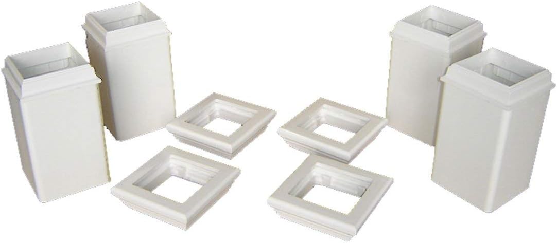 Vita BP80001 kit for 4X4 Posts Decorative Trim for arborstrellises, 4 by 4, White