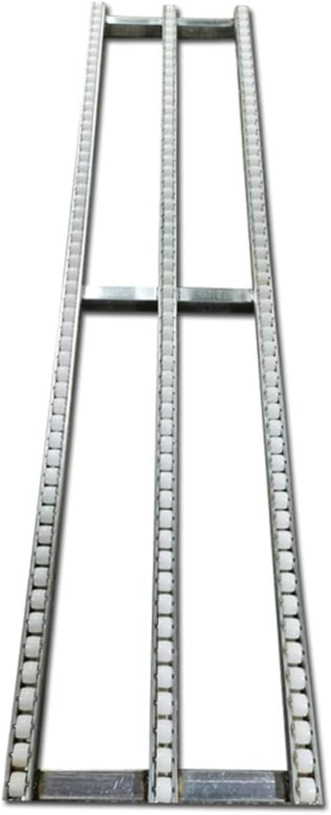 Light-Duty Gravity Conveyor, Non-Powered Unloading Slide, Durable Abs Plastic Foldable Roller Stainless Steel Frame Conveyor Table,30cm