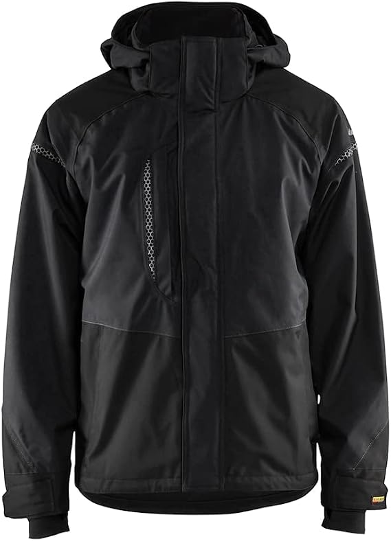 BLAKLADER mens Lightweight Breathable Stretch Windproof Waterproof Shell Jacket
