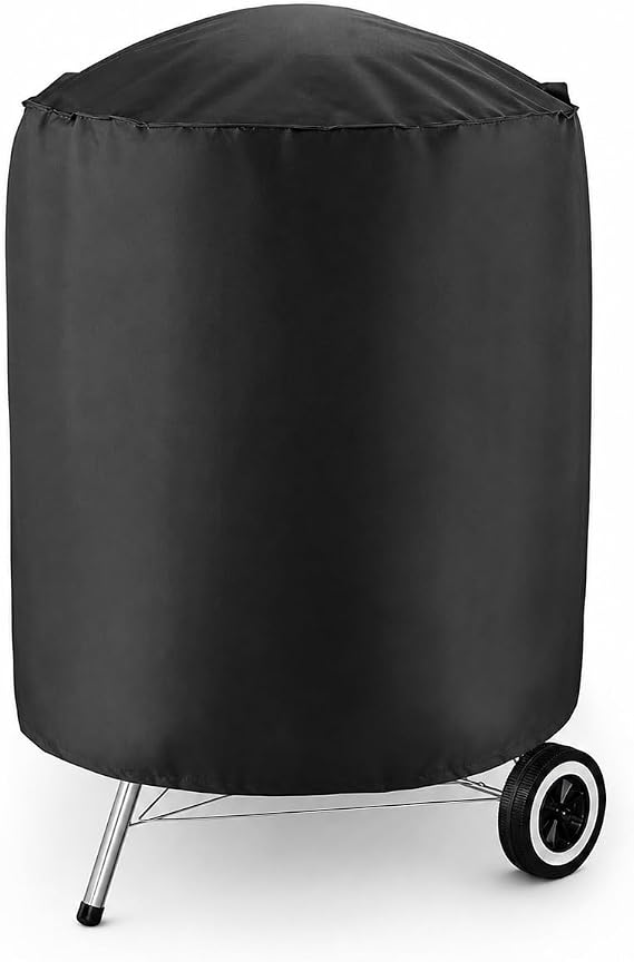 Grill Cover for LotusGrill LotusGrill Classic, Outdoor BBQ Grill Cover with Drawstring, Dust Rain Sun Protection, Oxford Heavy Duty Patio Grill Cover,A Black