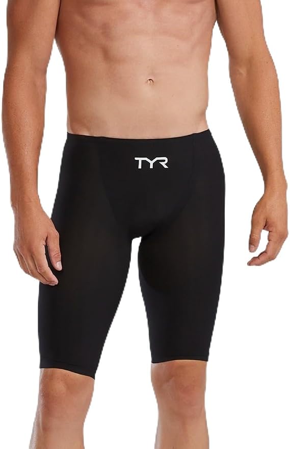 TYR Men's Avictor 2.0 High Waist Competition Jammer Swimsuit Black