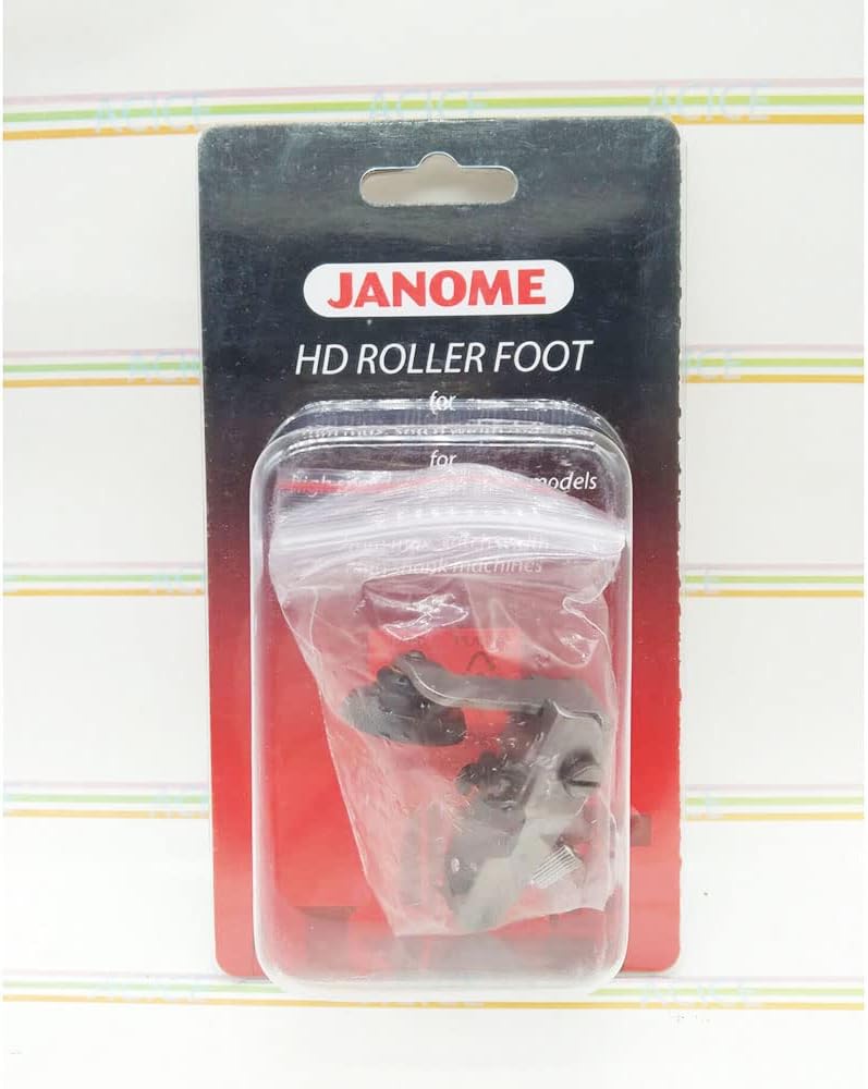 HD Leather Roller Foot Compatible with Janome HD9, 1600P-QC, MC15000, Skyline S7, S9