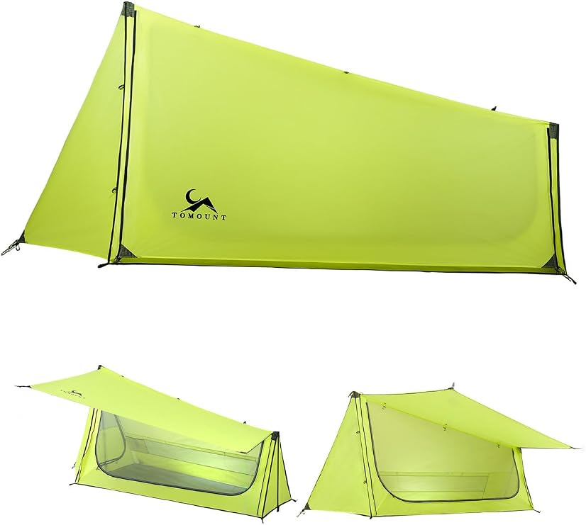 Ultralight Trekking Pole Tent for 1-2 Person Lightweight Backpacking Tent