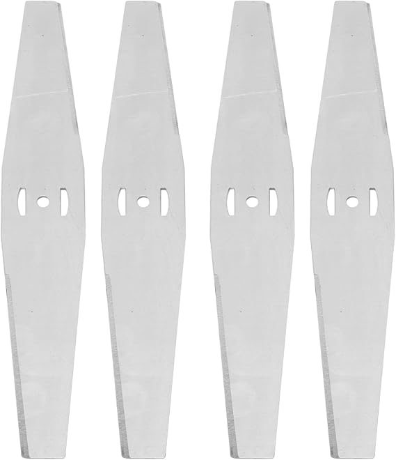 Honio Lawn Mower Blade, 4PCS Grass Trimmer Blade for Replacement, Replacement Mower Blade Cutter Blade Replacement Gardening Tool