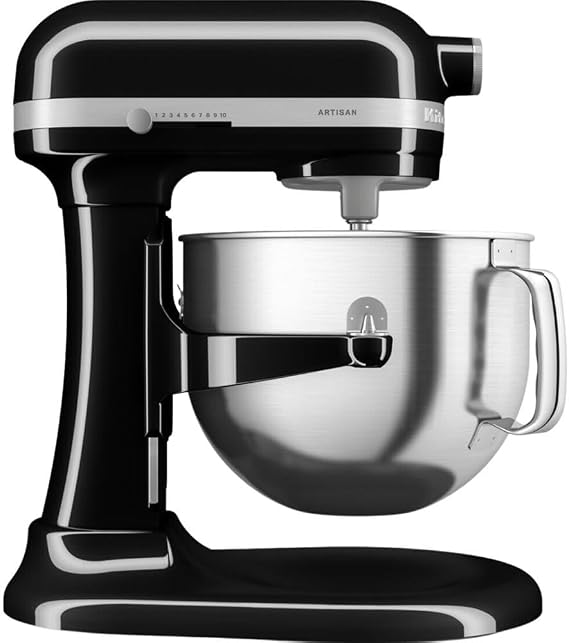 KitchenAid Artisan Stand Mixer with Removable Bowl, Onyx Black, 6.6 L