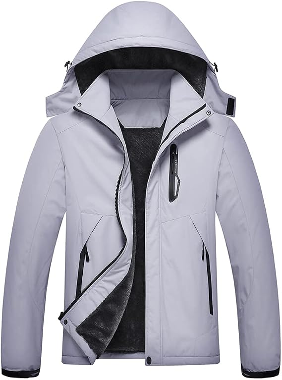 Men's Mountain Waterproof Ski Jacket Winter Windbreaker Warm Hooded Snowboarding Raincoat Jackets (1858)