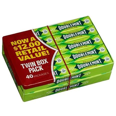 Wrigley's Doublemint Gum - 40 / Box