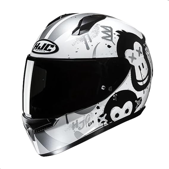 HJC C10 Geti Full Face Motorcycle Helmet with HJ-34P Pinlock Shield, DOT Approved (MC10, Small)