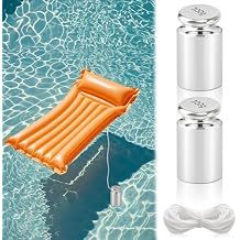 2 Pcs Pool Float Anchor Set,Pool Weights Small Float Anchor with 16.4 Ft Rope Anchor,Canopy Float Replacement Kit for Float Weight