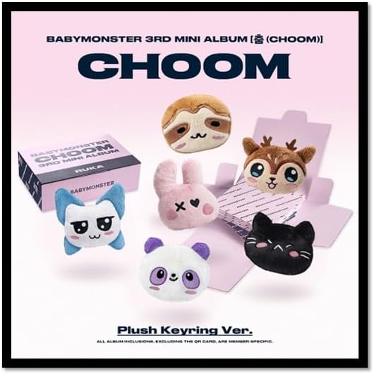 BABYMONSTER 춤 (CHOOM) [Plush Keyring Ver.] 3rd Mini Album (PHARITA Ver.)