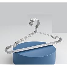 Transformacion 12'Li Lüks Çelik Elbise Askısı - İz Yapmayan İnce Tasarım Metal Kıyafet Düzenleyici (40Cm), 7430000722745