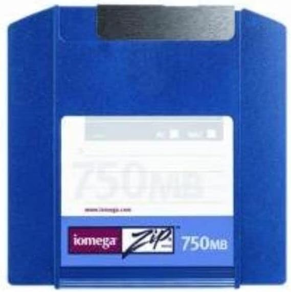 Iomega Zip Disk 750mb PC and Mac Packof 10