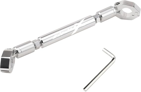 for SYM CROX 50 125 150 RX CROX150 Motorcycle Handlebar Balance Bar Navigation Mobile Phone Bracket GPS (Color : Silver, Size : 1)
