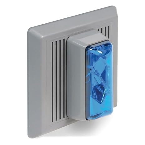 Edwards-Signaling Horn Strobe, Blue, 5-1/2 in. H, 24VAC/DC, 868STRB-AQ